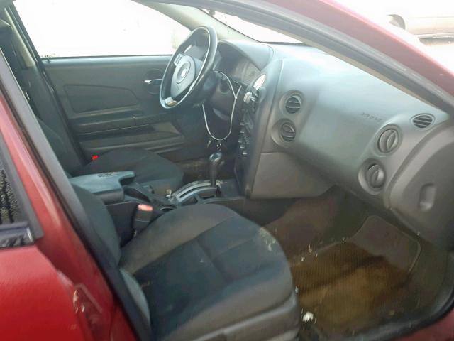 2G2WS522051161934 - 2005 PONTIAC GRAND PRIX Կարմիր լուսանկար 5