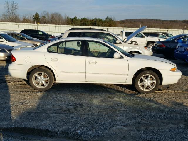 1G3NL52E52C139562 - 2002 OLDSMOBILE ALERO GL WHITE photo 9