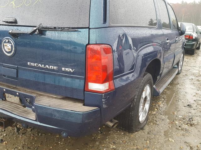 3GYFK66N55G202811 - 2005 CADILLAC ESCALADE E BLUE photo 9