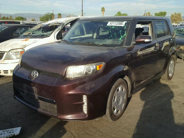 JTLZE4FE5DJ038671 - 2013 TOYOTA SCION XB Бордовый фото 2