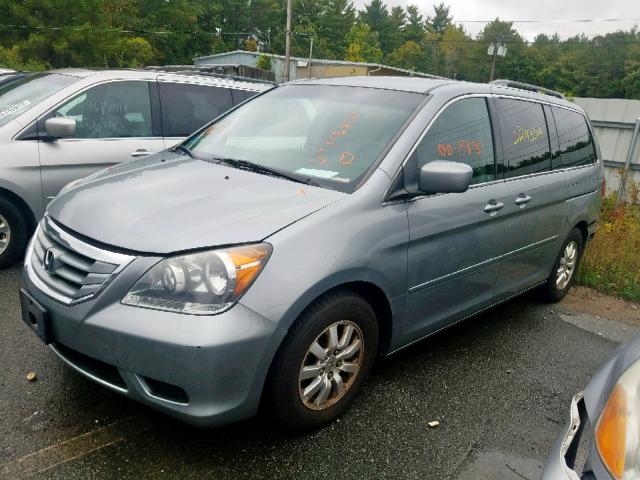 5FNRL3H41AB087000 - 2010 HONDA ODYSSEY EX SILVER photo 2