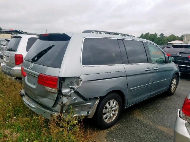 5FNRL3H41AB087000 - 2010 HONDA ODYSSEY EX SILVER photo 4