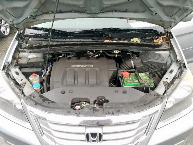 5FNRL3H41AB087000 - 2010 HONDA ODYSSEY EX SILVER photo 7