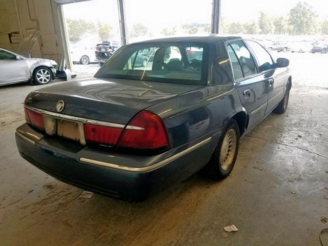 2MEFM75W3WX609581 - 1998 MERCURY GRAND MARQ BLUE photo 4