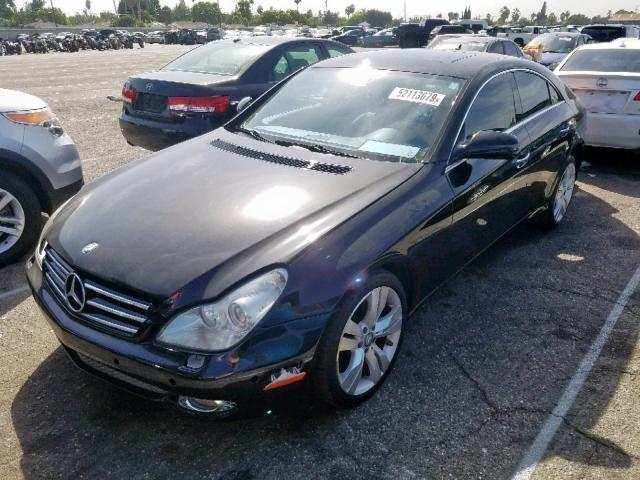 WDDDJ7CB0AA164757 - 2010 MERCEDES-BENZ CLS 550 BLACK photo 2