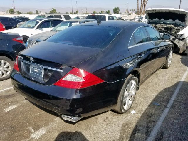 WDDDJ7CB0AA164757 - 2010 MERCEDES-BENZ CLS 550 BLACK photo 4