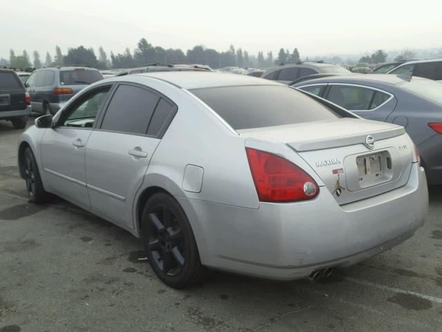 1N4BA41E04C816787 - 2004 NISSAN MAXIMA SE SILVER photo 3