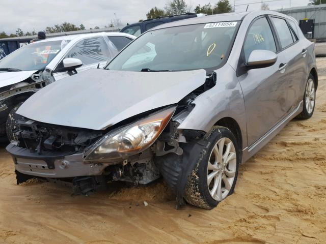 JM1BL1K51B1389971 - 2011 MAZDA 3 S GRAY photo 2