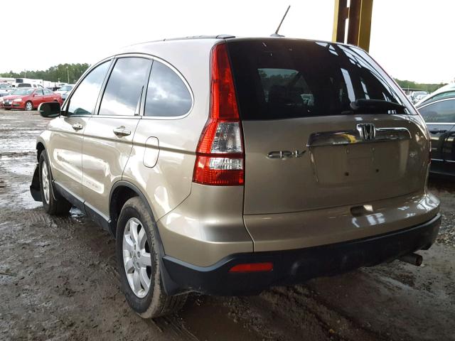 5J6RE48737L011739 - 2007 HONDA CR-V EXL GOLD photo 3