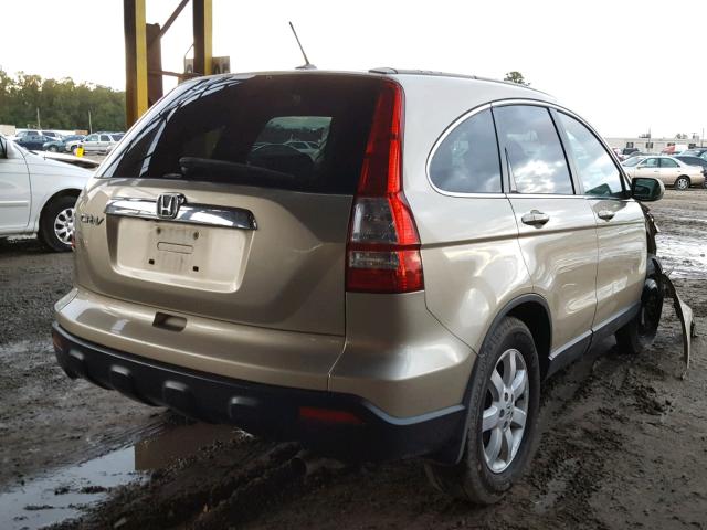 5J6RE48737L011739 - 2007 HONDA CR-V EXL GOLD photo 4