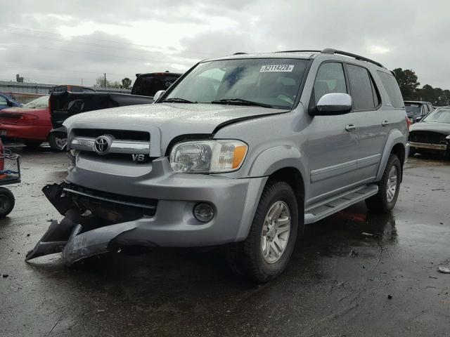 5TDZT38AX7S289618 - 2007 TOYOTA SEQUOIA LI SILVER photo 2