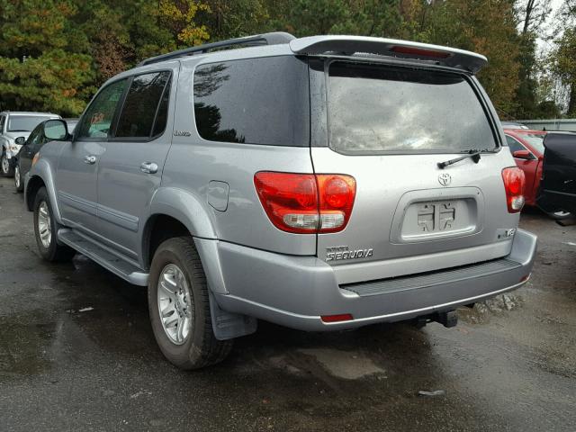 5TDZT38AX7S289618 - 2007 TOYOTA SEQUOIA LI SILVER photo 3