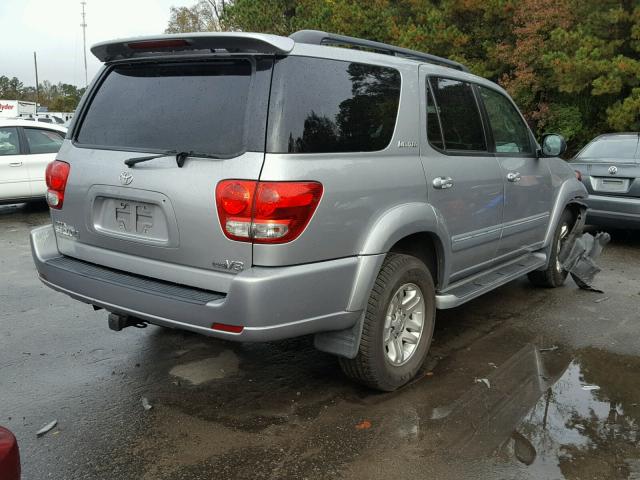 5TDZT38AX7S289618 - 2007 TOYOTA SEQUOIA LI SILVER photo 4