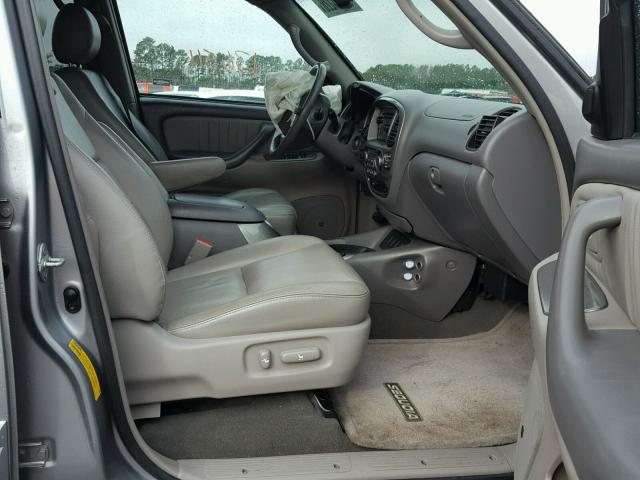 5TDZT38AX7S289618 - 2007 TOYOTA SEQUOIA LI SILVER photo 5