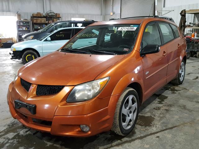 5Y2SL62894Z437227 - 2004 PONTIAC VIBE ORANGE photo 2