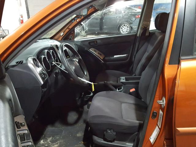 5Y2SL62894Z437227 - 2004 PONTIAC VIBE ORANGE photo 5