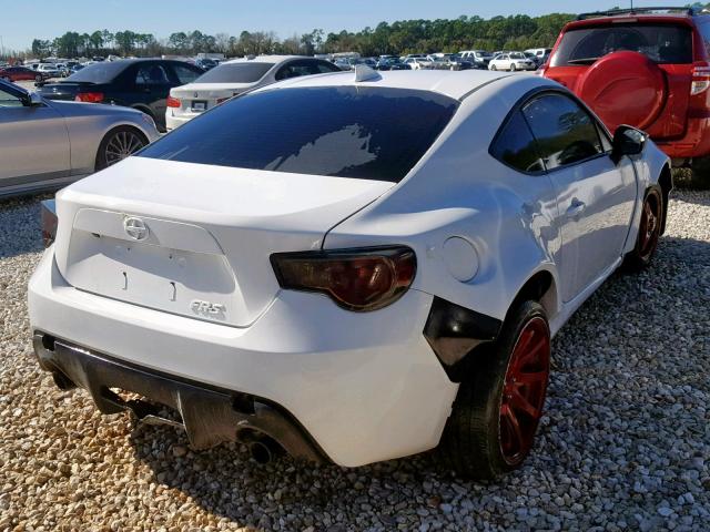 JF1ZNAA14G8705276 - 2016 TOYOTA SCION FR-S WHITE photo 4