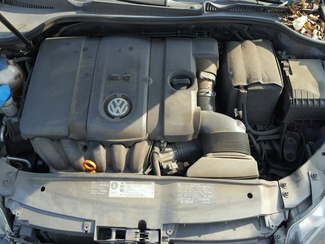 WVWDB7AJ7BW147699 - 2011 VOLKSWAGEN GOLF GRAY photo 7