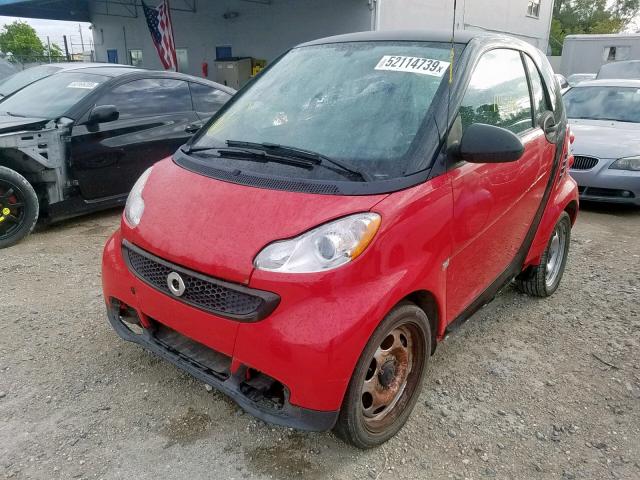 WMEEJ3BA6DK618610 - 2013 SMART FORTWO PUR RED photo 2