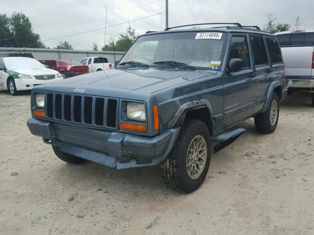 1J4FT78S4WL194288 - 1998 JEEP CHEROKEE L BLUE photo 2