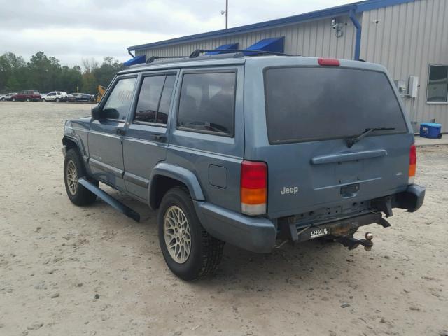 1J4FT78S4WL194288 - 1998 JEEP CHEROKEE L BLUE photo 3