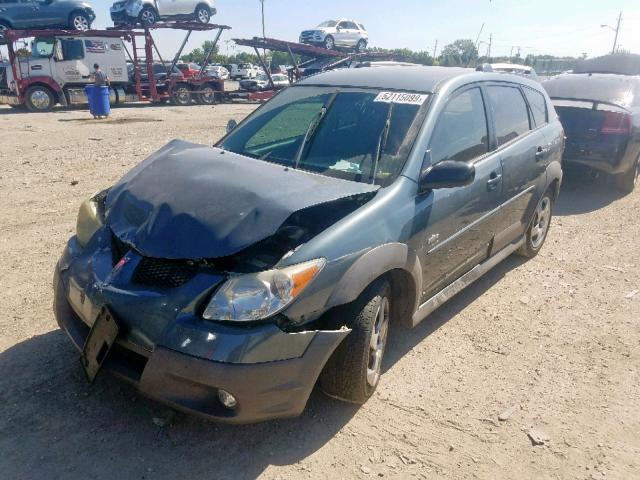 5Y2SL658X6Z457646 - 2006 PONTIAC VIBE TURQUOISE photo 2