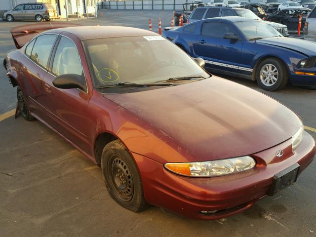 1G3NL52E82C320297 - 2002 OLDSMOBILE ALERO GL RED photo 1