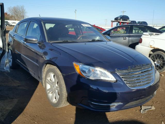 1C3CCBBB0DN656534 - 2013 CHRYSLER 200 TOURIN BLUE photo 1