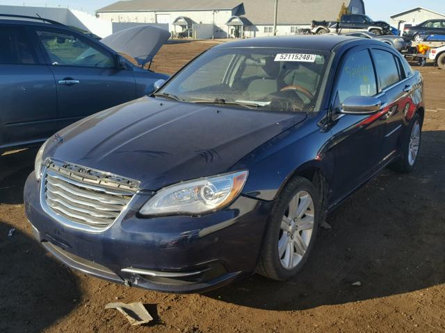 1C3CCBBB0DN656534 - 2013 CHRYSLER 200 TOURIN BLUE photo 2