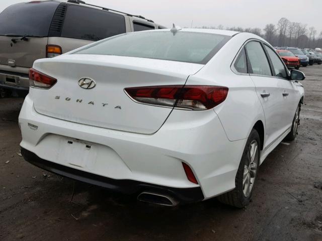 5NPE34AF4JH640093 - 2018 HYUNDAI SONATA SPO WHITE photo 4