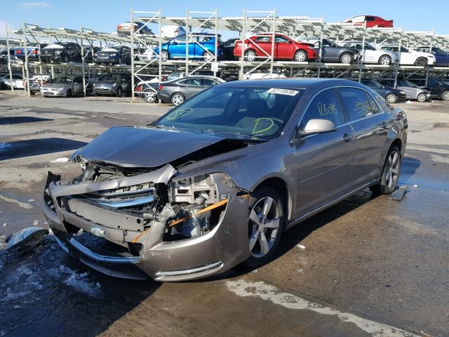 1G1ZC5EU9BF200276 - 2011 CHEVROLET MALIBU 1LT ვერცხლისფერი ფოტო 2