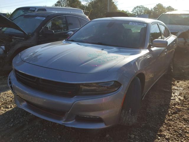 2C3CDXHG0GH266205 - 2016 DODGE CHARGER SX SILVER photo 2