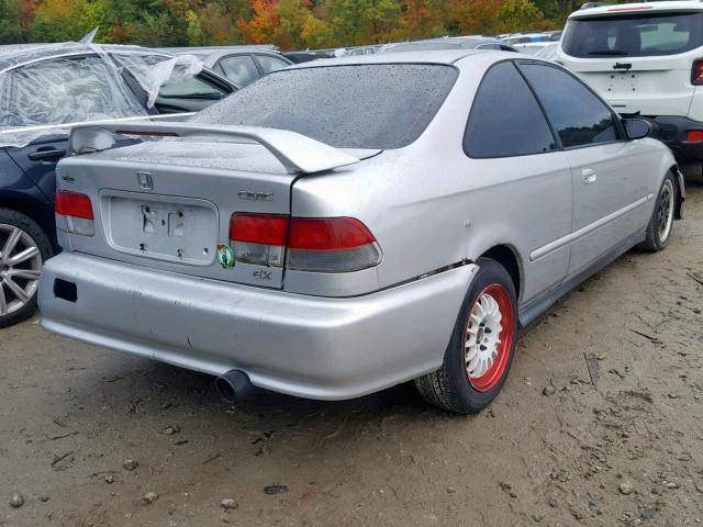 1HGEJ6127YL074145 - 2000 HONDA CIVIC DX SILVER photo 4