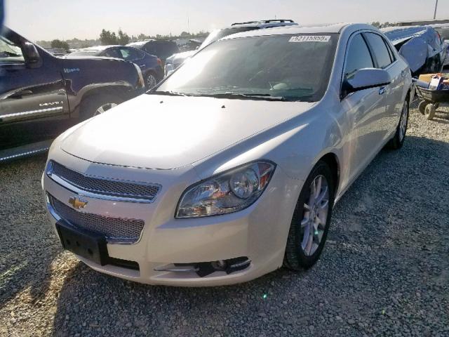 1G1ZE5E76A4128967 - 2010 CHEVROLET MALIBU LTZ თეთრი ფოტო 2