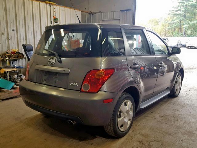 JTKKT624950084676 - 2005 TOYOTA SCION XA GRAY photo 4