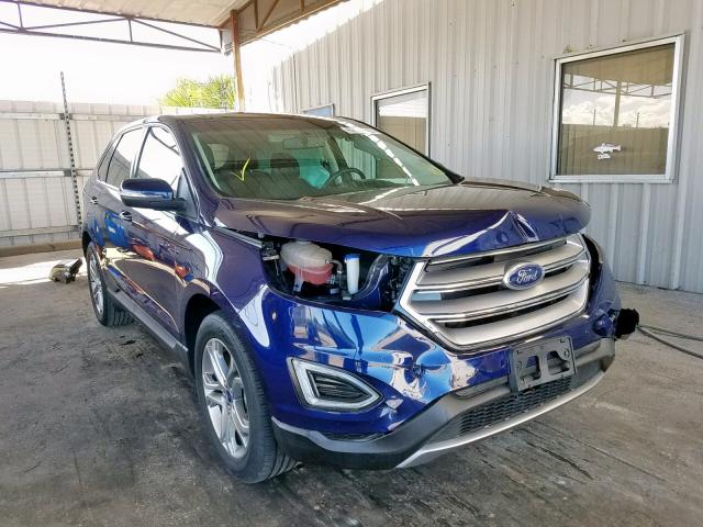 2FMPK3K99GBB92402 - 2016 FORD EDGE TITAN BLUE photo 1