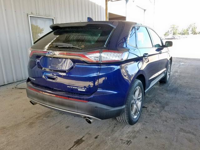 2FMPK3K99GBB92402 - 2016 FORD EDGE TITAN BLUE photo 4