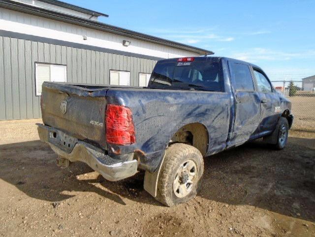 3C63R3DL6EG282146 - 2014 RAM 3500 SLT BLUE photo 4