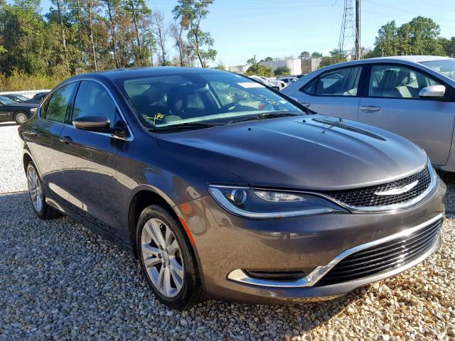 1C3CCCAB4FN723274 - 2015 CHRYSLER 200 LIMITE CHARCOAL photo 1