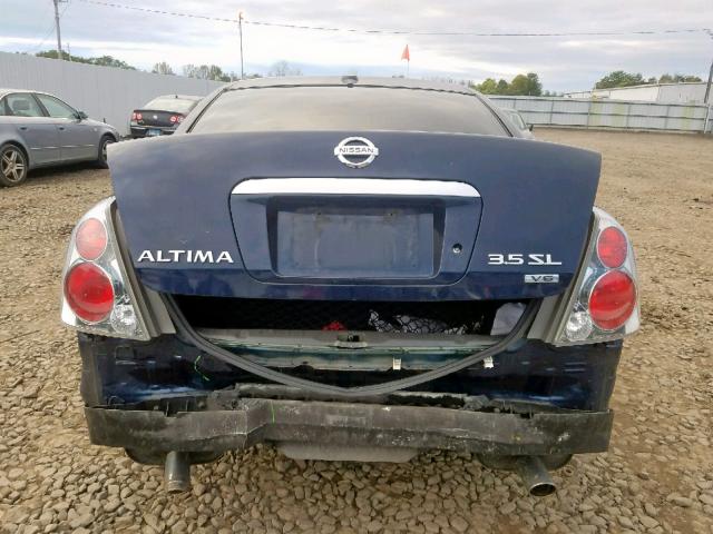 1N4BL11D05C326108 - 2005 NISSAN ALTIMA SE BLUE photo 9