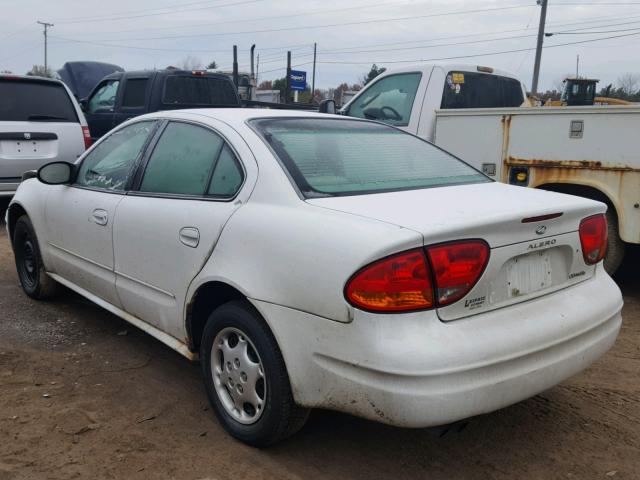 1G3NL52F03C258789 - 2003 OLDSMOBILE ALERO GL WHITE photo 3