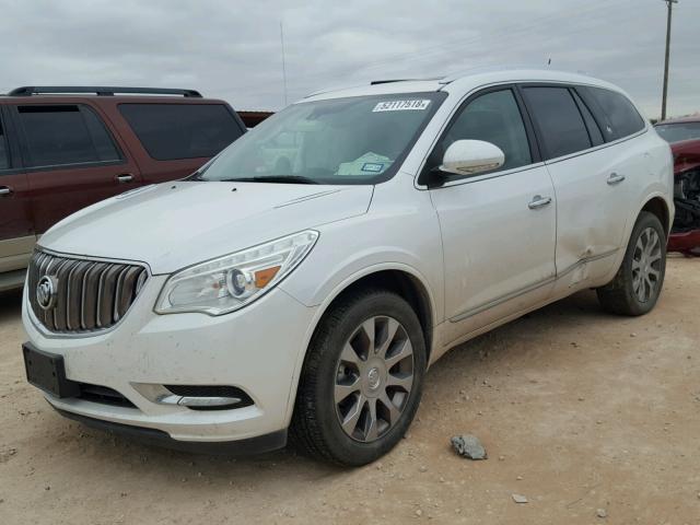 5GAKRBKD3HJ136849 - 2017 BUICK ENCLAVE WHITE photo 2