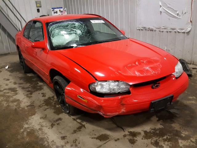 2G1WX12K0X9266136 - 1999 CHEVROLET MONTE CARL RED photo 1