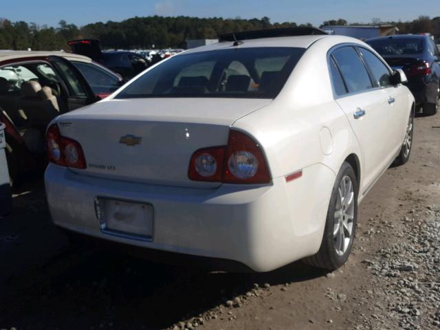 1G1ZE5EBXAF152598 - 2010 CHEVROLET MALIBU LTZ თეთრი ფოტო 4
