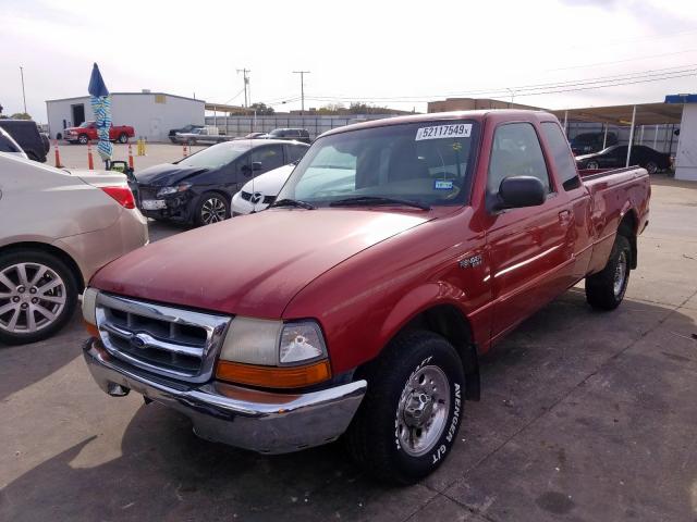 1FTYR14U6WTA58424 - 1998 FORD RANGER SUP RED photo 2