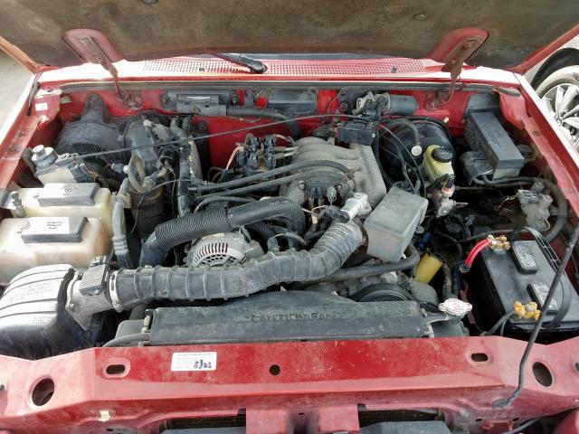 1FTYR14U6WTA58424 - 1998 FORD RANGER SUP RED photo 7