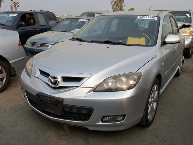 JM1BK344181120848 - 2008 MAZDA 3 HATCHBAC SILVER photo 2