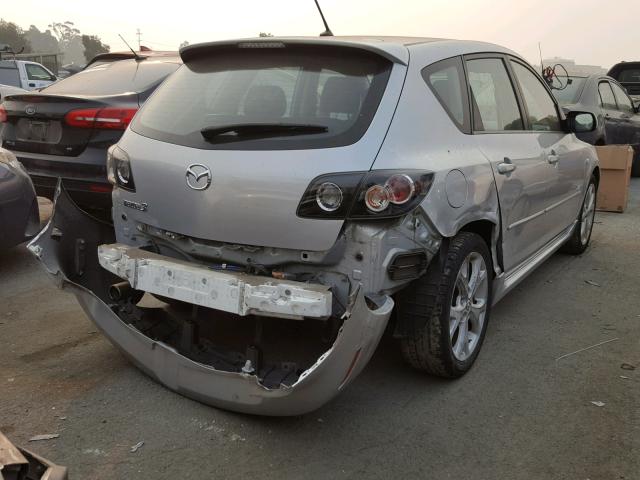 JM1BK344181120848 - 2008 MAZDA 3 HATCHBAC SILVER photo 4