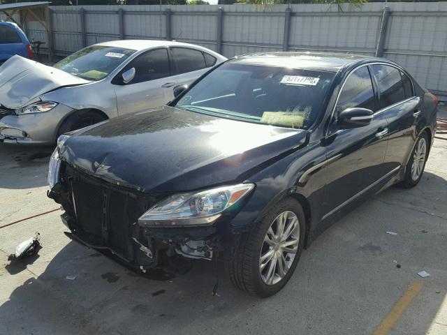 KMHGC4DF7CU169873 - 2012 HYUNDAI GENESIS 4. BLACK photo 1