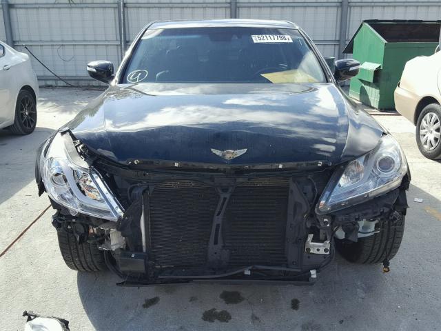 KMHGC4DF7CU169873 - 2012 HYUNDAI GENESIS 4. BLACK photo 9